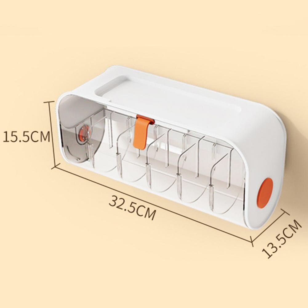 Lisslune | Punch-Free Wall Clothes Organizer Storage Box