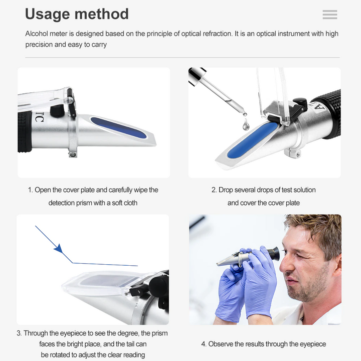 Lisslune | Mini Refractometer Fruit Sugar Tester