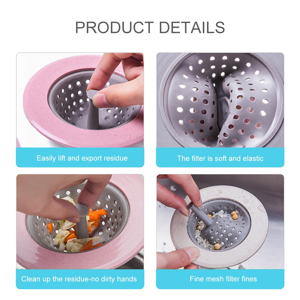 Lisslune | Silicone Sink Strainer Waste Plug