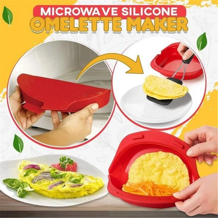Lisslune | Non-Stick Microwave Omelette Maker