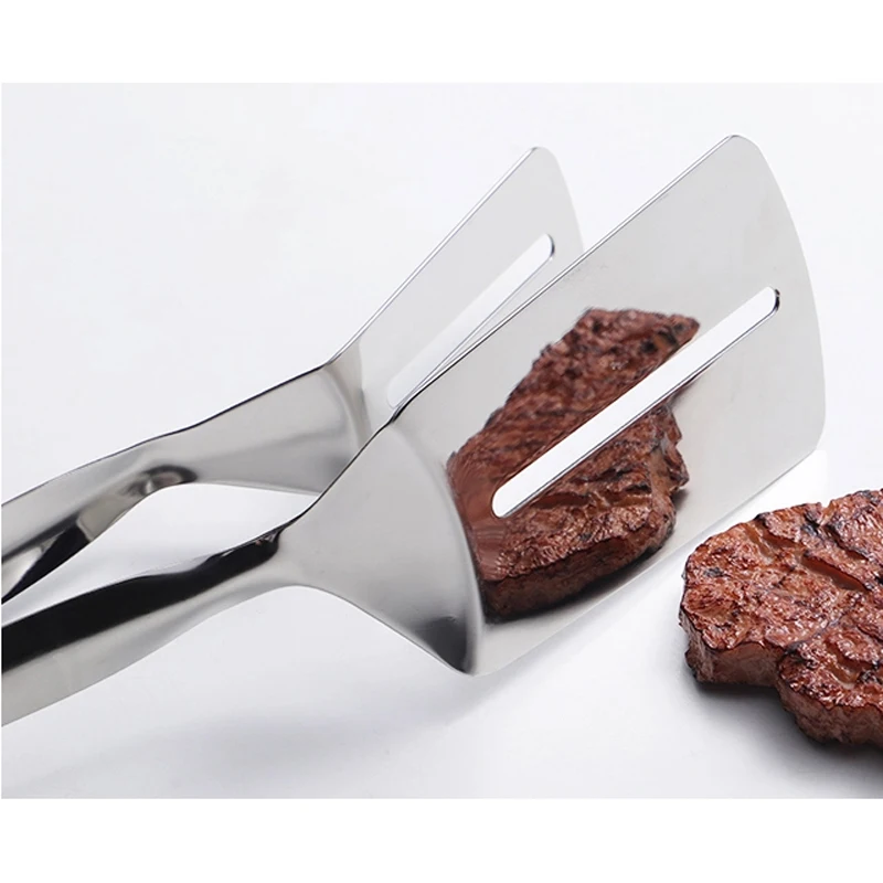 Lisslune | Stainless Steel Double-Sided Cooking Spatula Clamp Tool