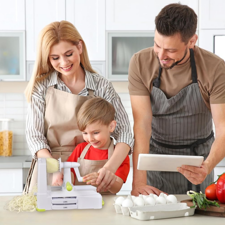 Lisslune | 5-Piece Vegetable Spiralizer – Robust Slicer