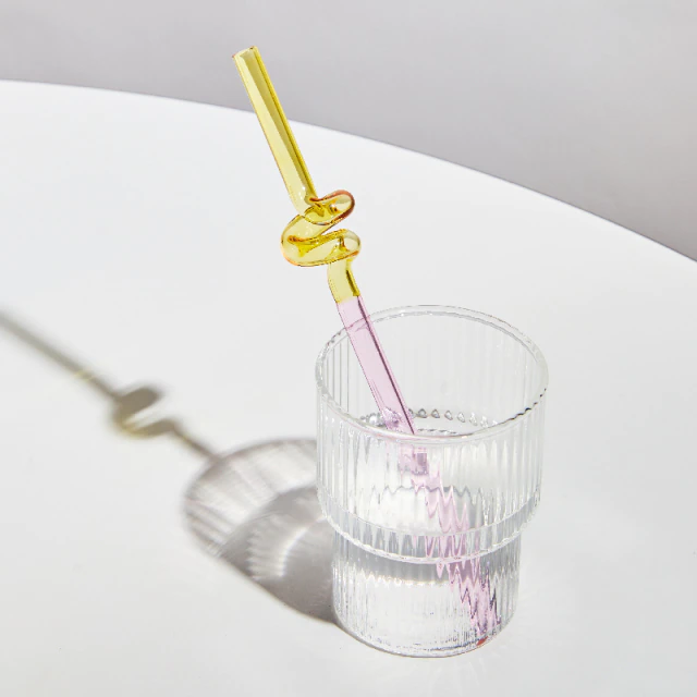 Lisslune | Colorful Environment Friendly Reusable Glass Straw