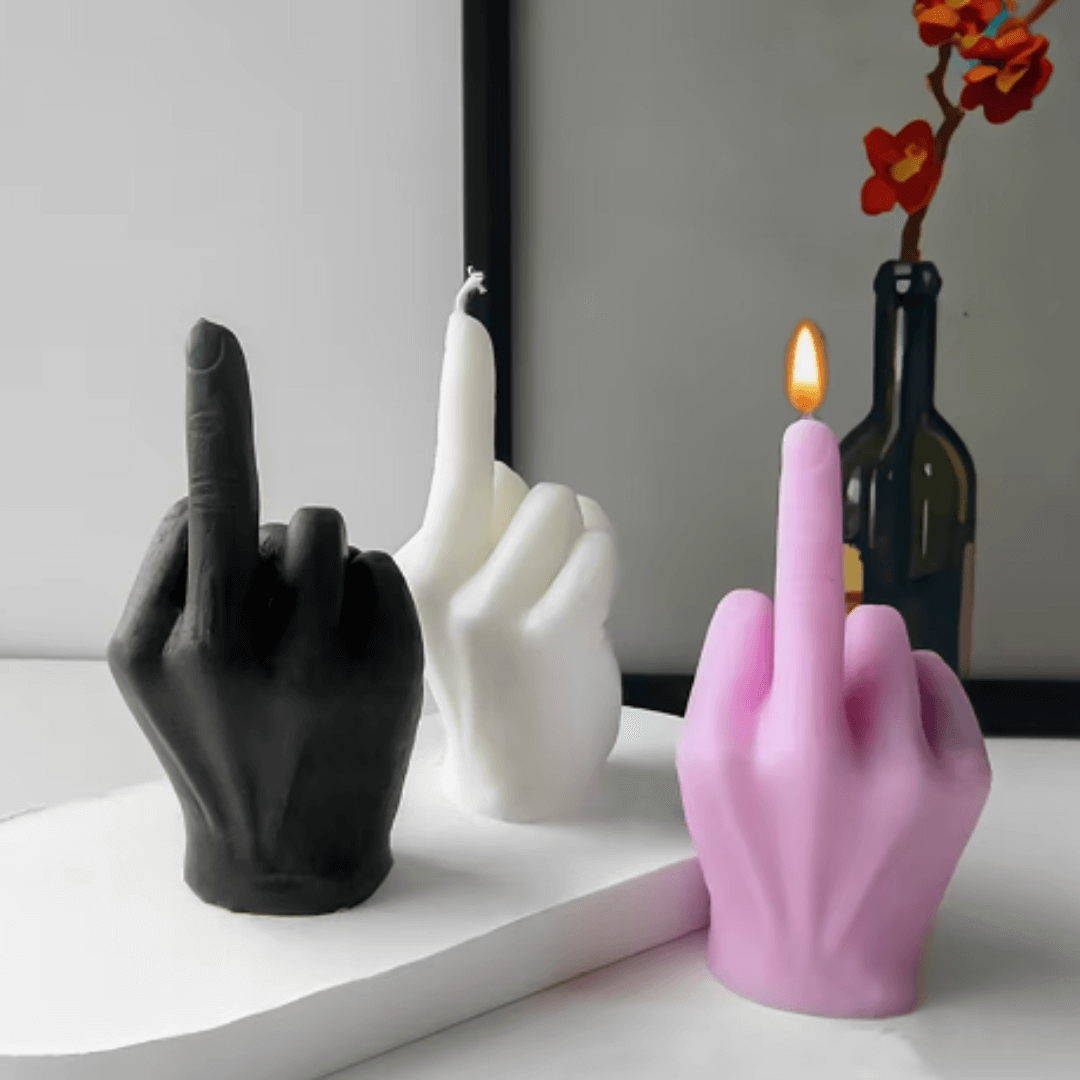 Lisslune | Hand Gesture Candle – Scented Soy Wax Decoration