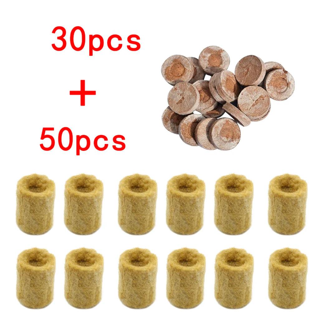Lisslune | Hydroponic Seedling Growth Pods - Advanced Mineral Wool for Optimal Yield and Pest Control