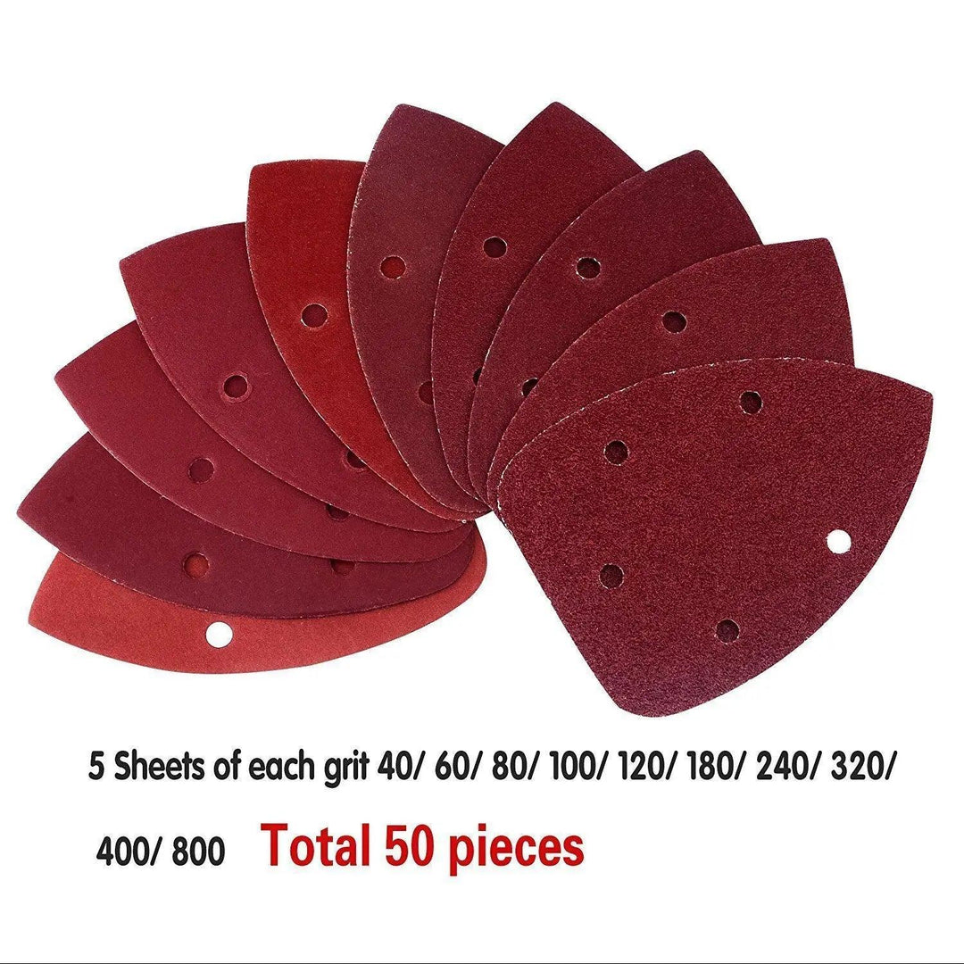 Lisslune | Ultimate 50-piece sanding set for Mouse Detail Sanders: Your essential tool for precision sanding and polishing