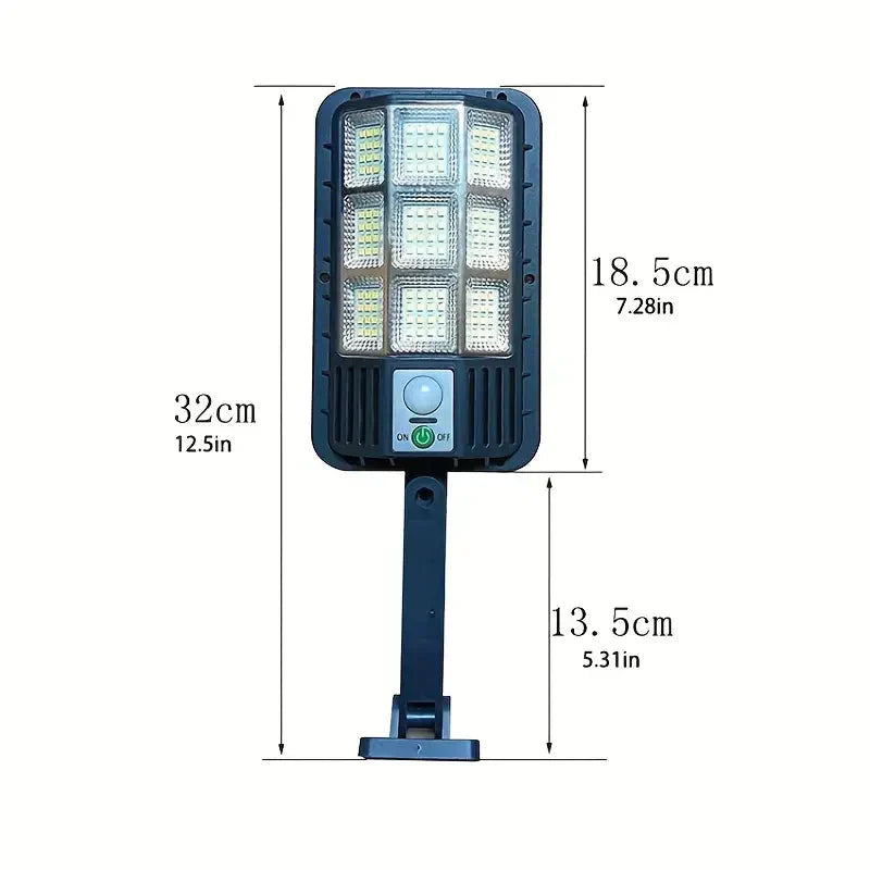 Lisslune | 5000LM Solar Floodlight Twilight to Dawn, Solar Powered Outdoor Lights with Security Motion Sensor