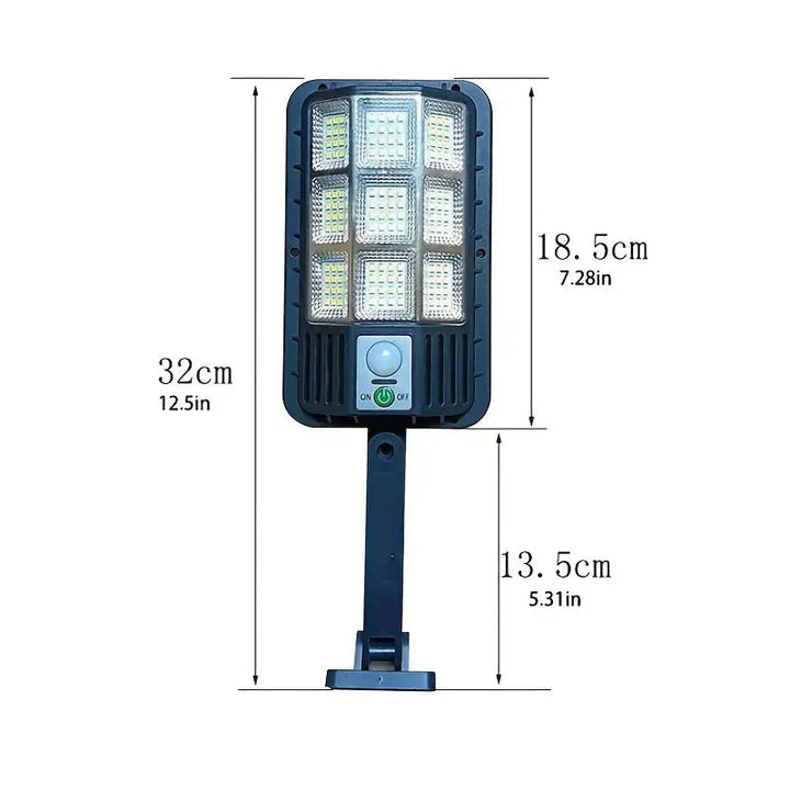 Lisslune | 5000LM Solar Floodlight Twilight to Dawn, Solar Powered Outdoor Lights with Security Motion Sensor