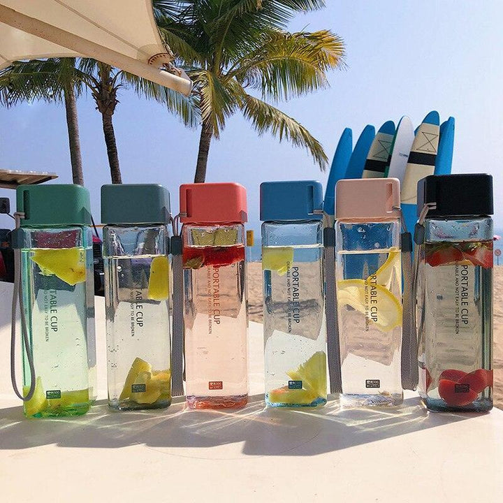 Lisslune | 500ml Clear Heat Resistant Water Bottle - The Essential Hydration Solution for Active Lifestyles
