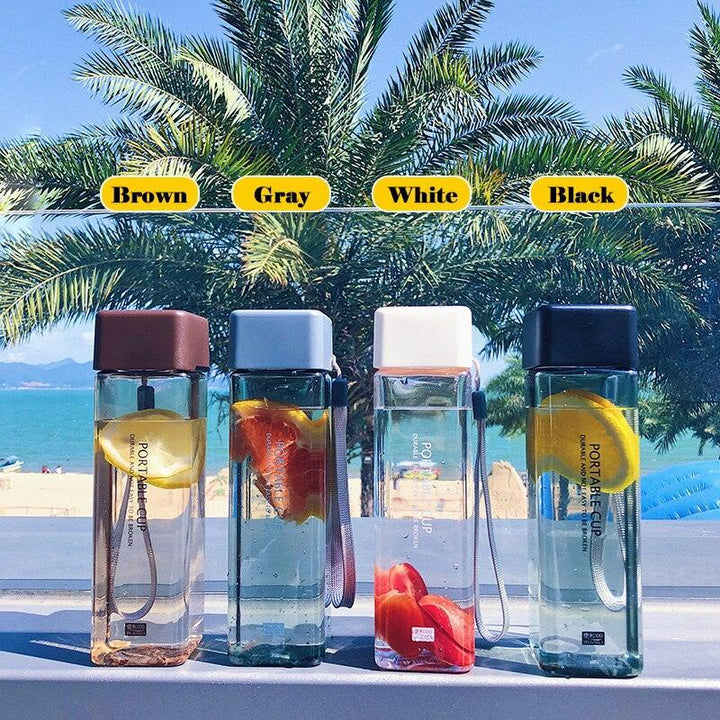Lisslune | 500ml Clear Heat Resistant Water Bottle - The Essential Hydration Solution for Active Lifestyles