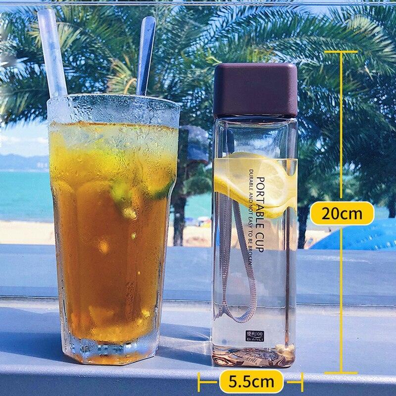 Lisslune | 500ml Clear Heat Resistant Water Bottle - The Essential Hydration Solution for Active Lifestyles