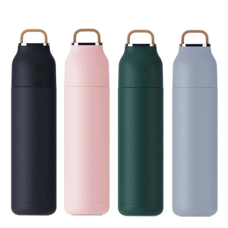 Lisslune | Insulated Stainless Steel Water Bottle - 500ml/17oz Travel Companion