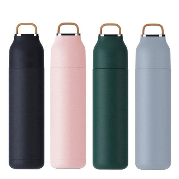Lisslune | Insulated Stainless Steel Water Bottle - 500ml/17oz Travel Companion