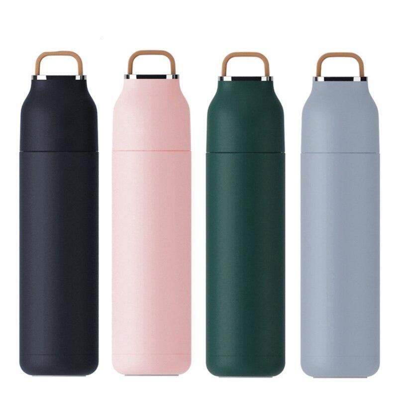Lisslune | Insulated Stainless Steel Water Bottle - 500ml/17oz Travel Companion