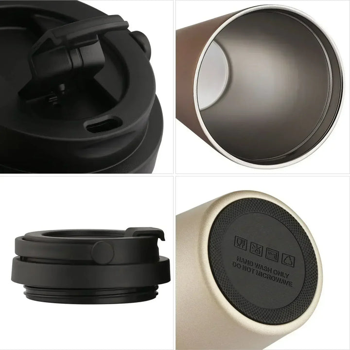 Lisslune | WarmCold Insulation Cup – Stainless Steel Travel Mug 500 ml with Slide Lid