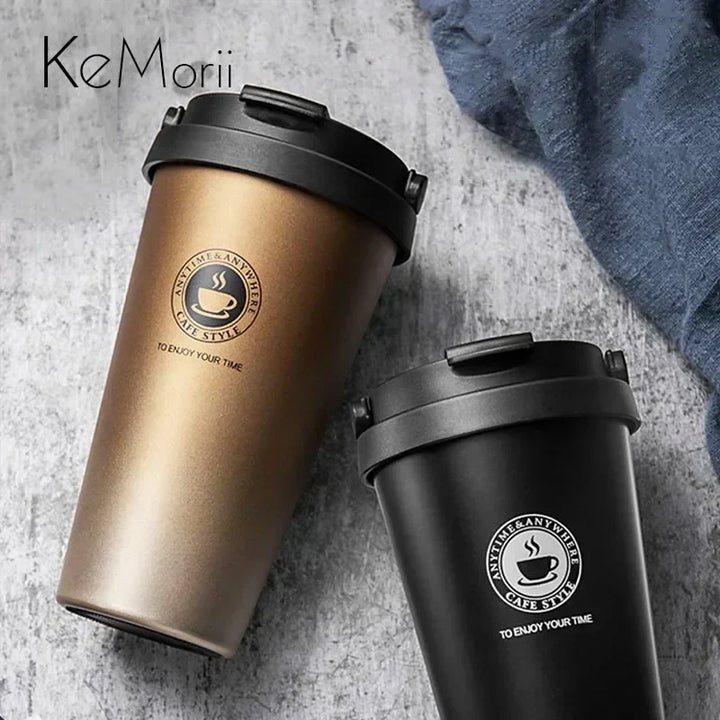 Lisslune | WarmCold Insulation Cup – Stainless Steel Travel Mug 500 ml with Slide Lid