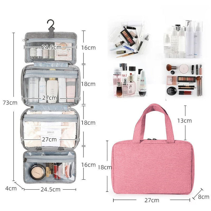 Lisslune | Waterproof cultural bag travel bag with hooks for hanging