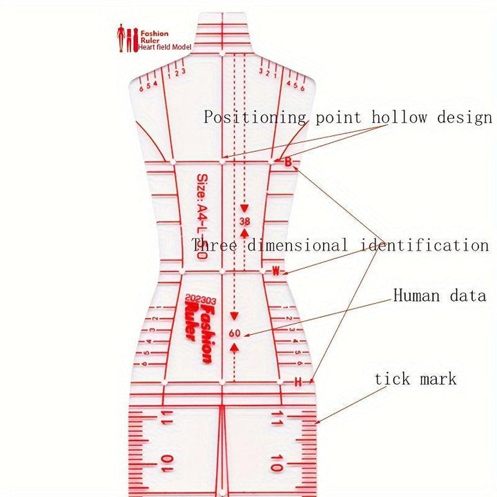 Lisslune | Fashion Designer's Acrylic Sketch Line - Ultimate Guide for Human Figures and Clothing Designs