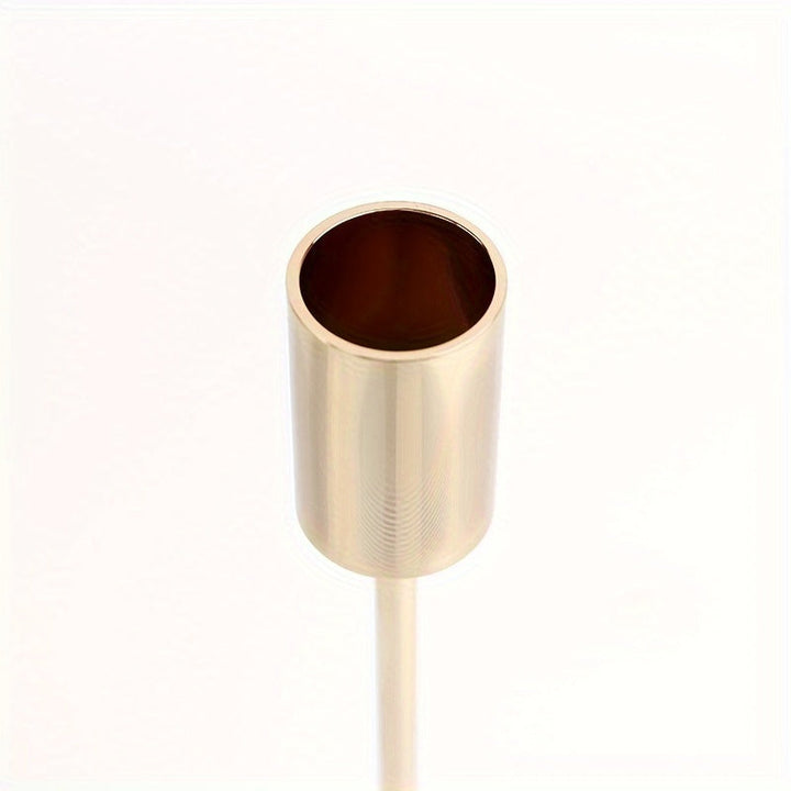 Lisslune | ElegantGleam | 3-piece metal candle holder set for the table