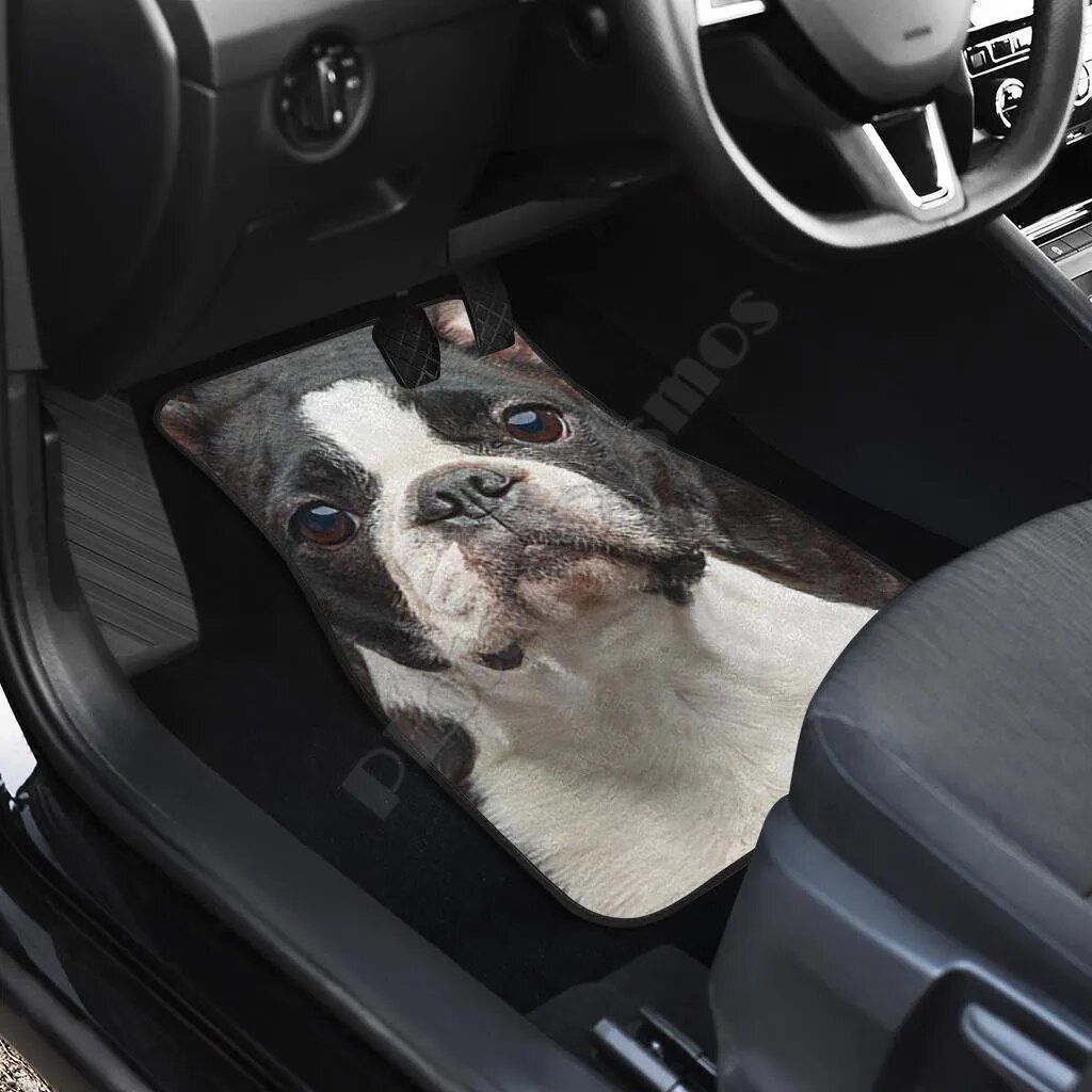 Lisslune | Funny Boston Terrier 3D Car Mat