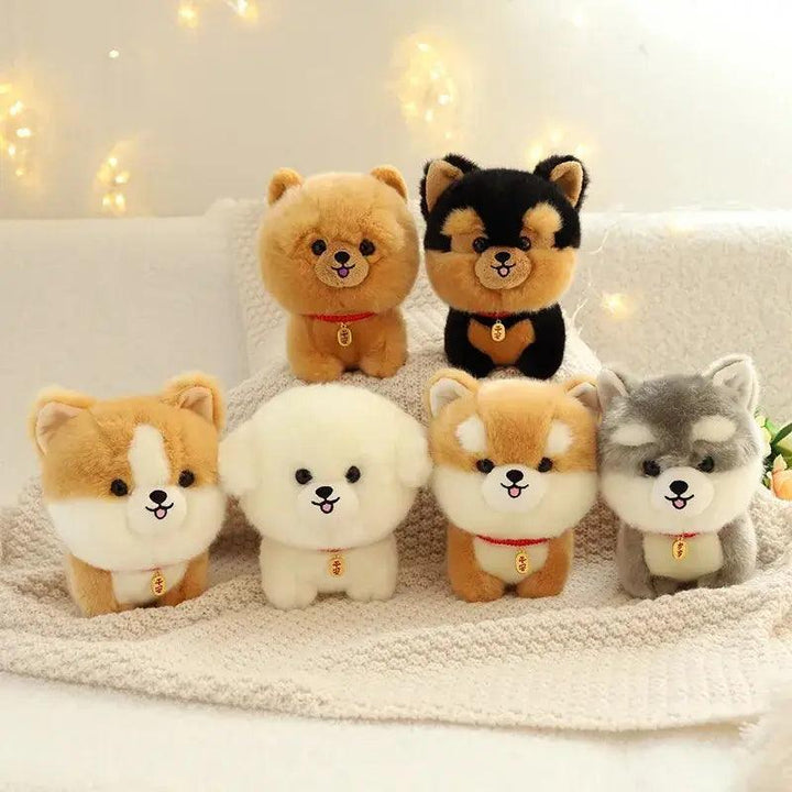 Lisslune | Charming Kawaii Chow-Pom-Corgi Mix Plush Pet Doll