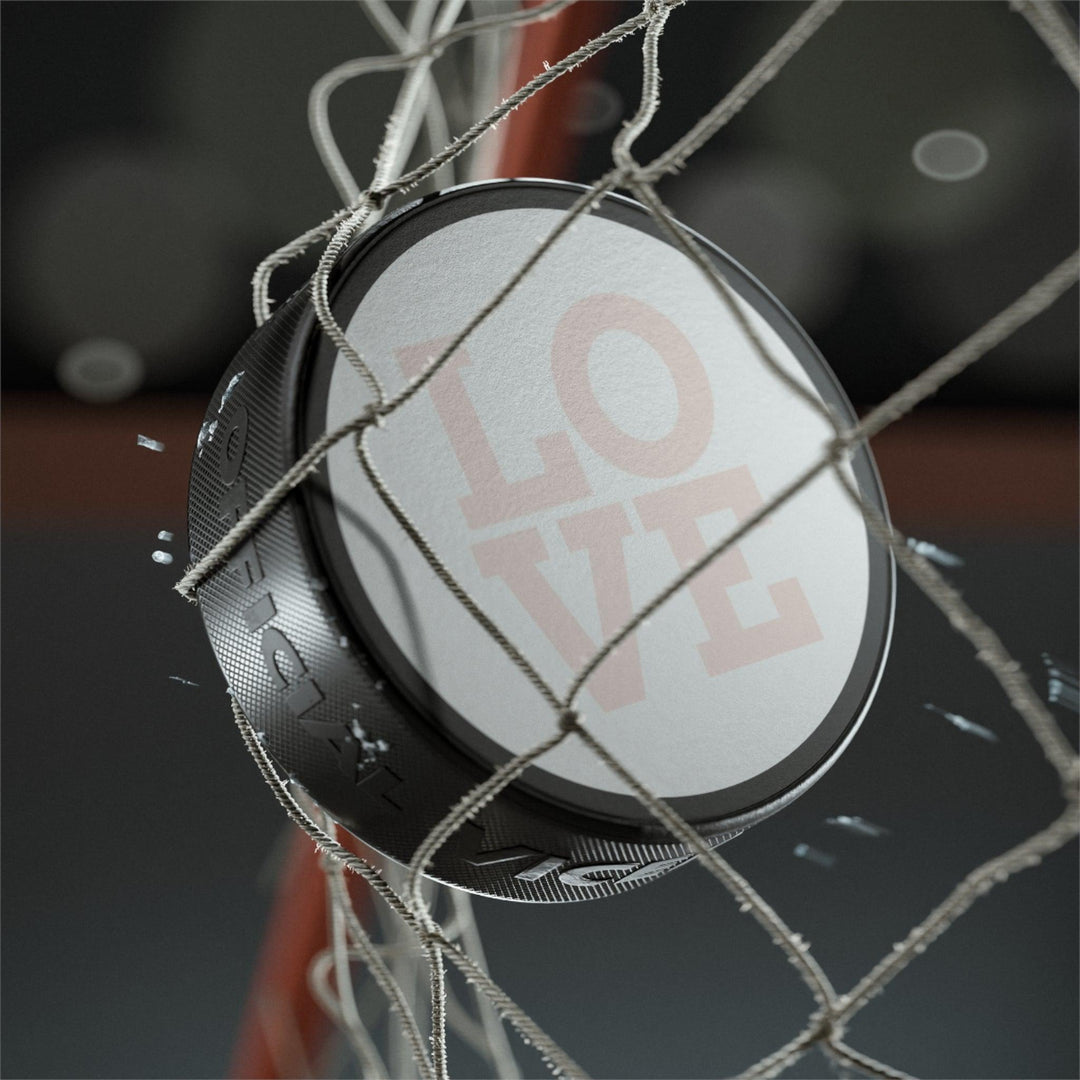 Lisslune | Viceroy Black Custom Luxury Hockey Puck: Unleash your style on the ice