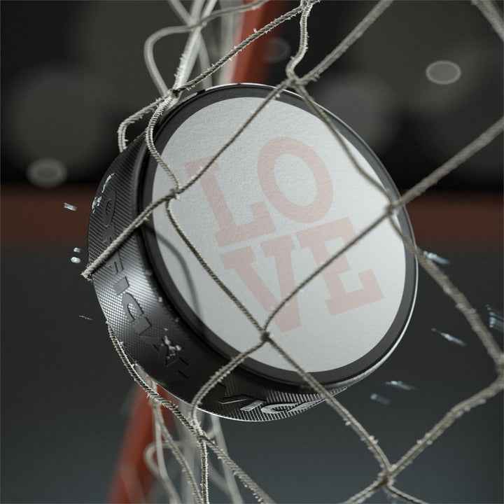 Lisslune | Viceroy Black Custom Luxury Hockey Puck: Unleash your style on the ice