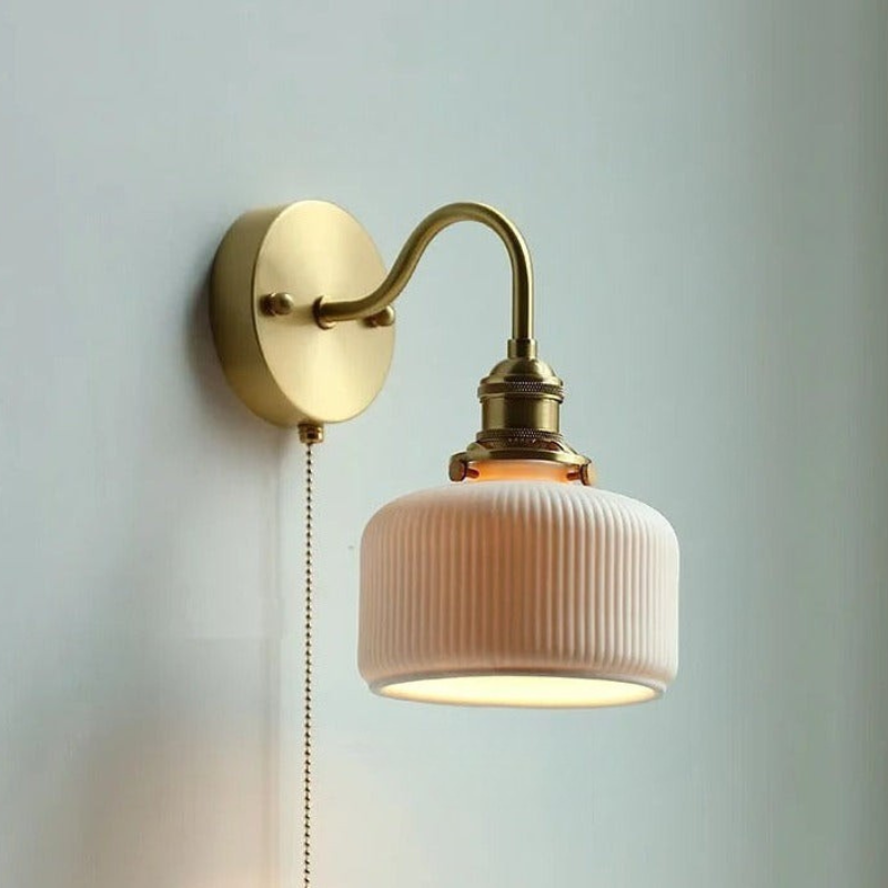 Lisslune | ScandiAura – Stylish Ceramic Wall Light with Nordic Design