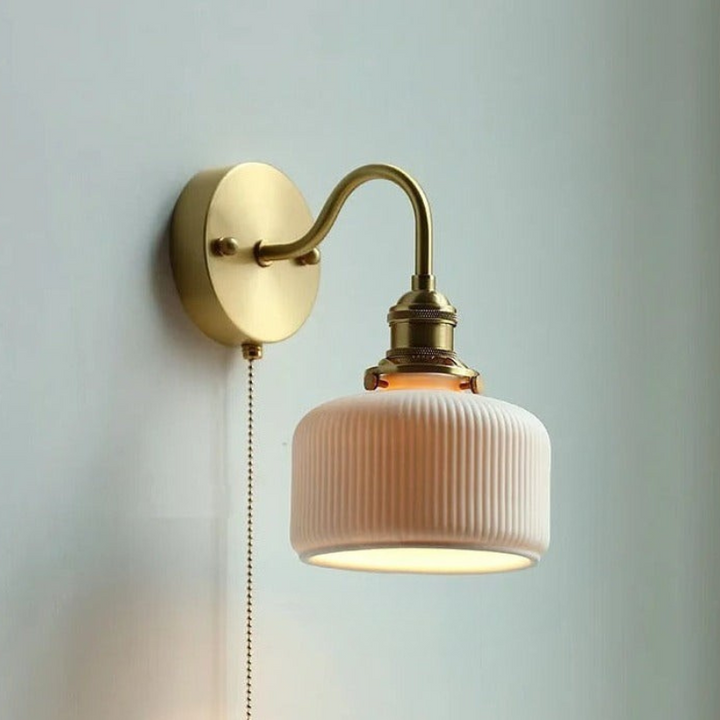 Lisslune | ScandiAura – Stylish Ceramic Wall Light with Nordic Design