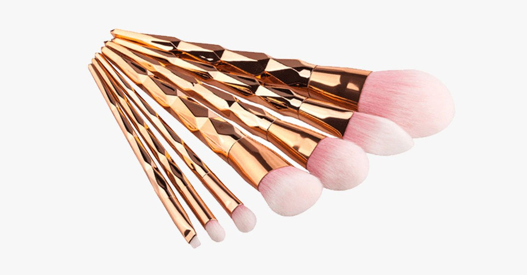 Lisslune | Gold Jewel Mermaid Brush Set