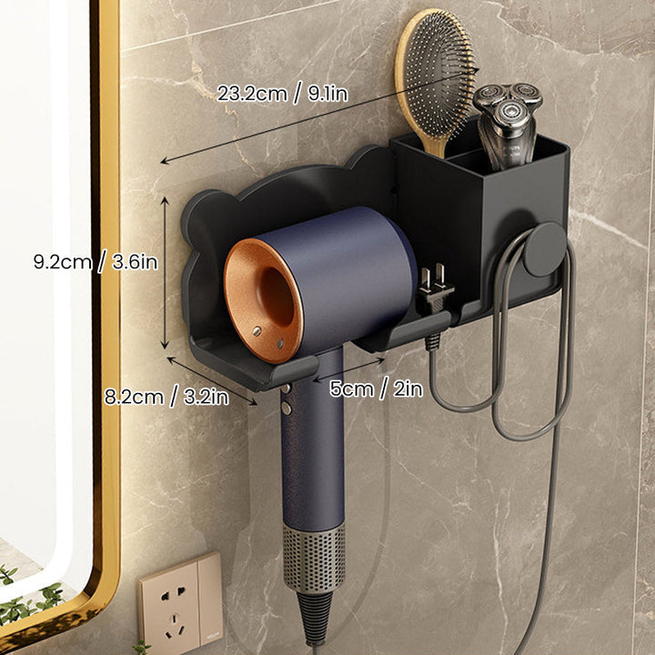 Lisslune | Bathroom Hair Dryer Holder