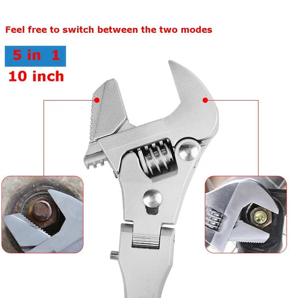 Lisslune | 5 In 1 Telescopic Shaking Head Ratchet Wrench