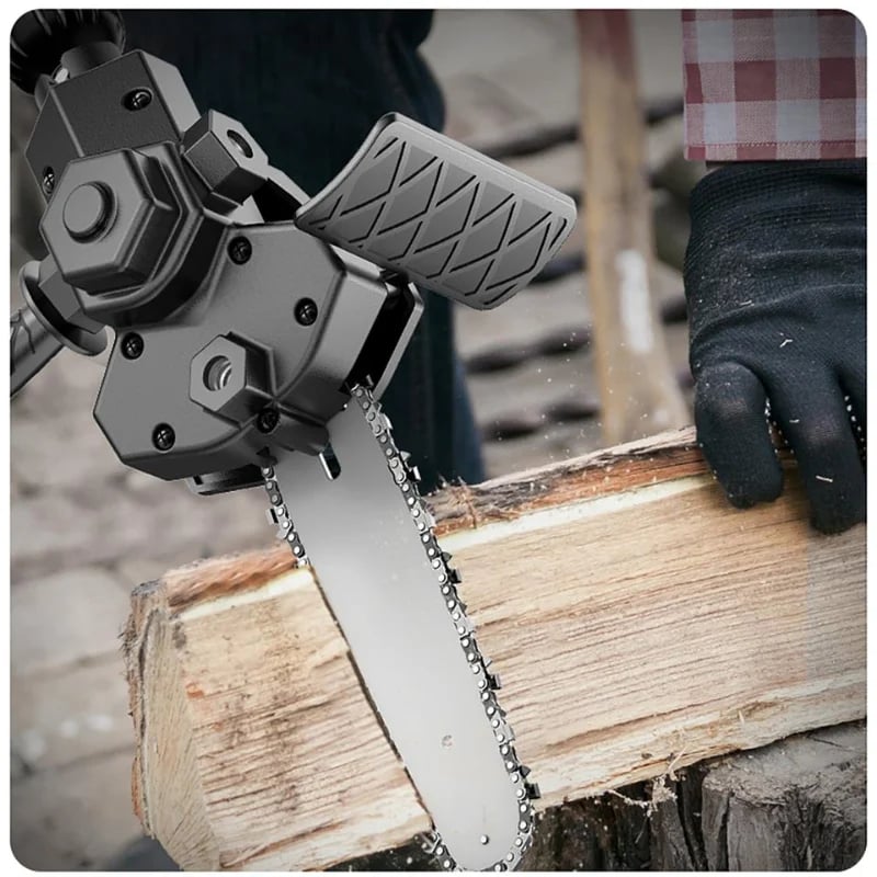 Lisslune | ELECTRIC DRILL MODIFIED TO ELECTRIC CHAINSAW DRILL ATTACHMENT
