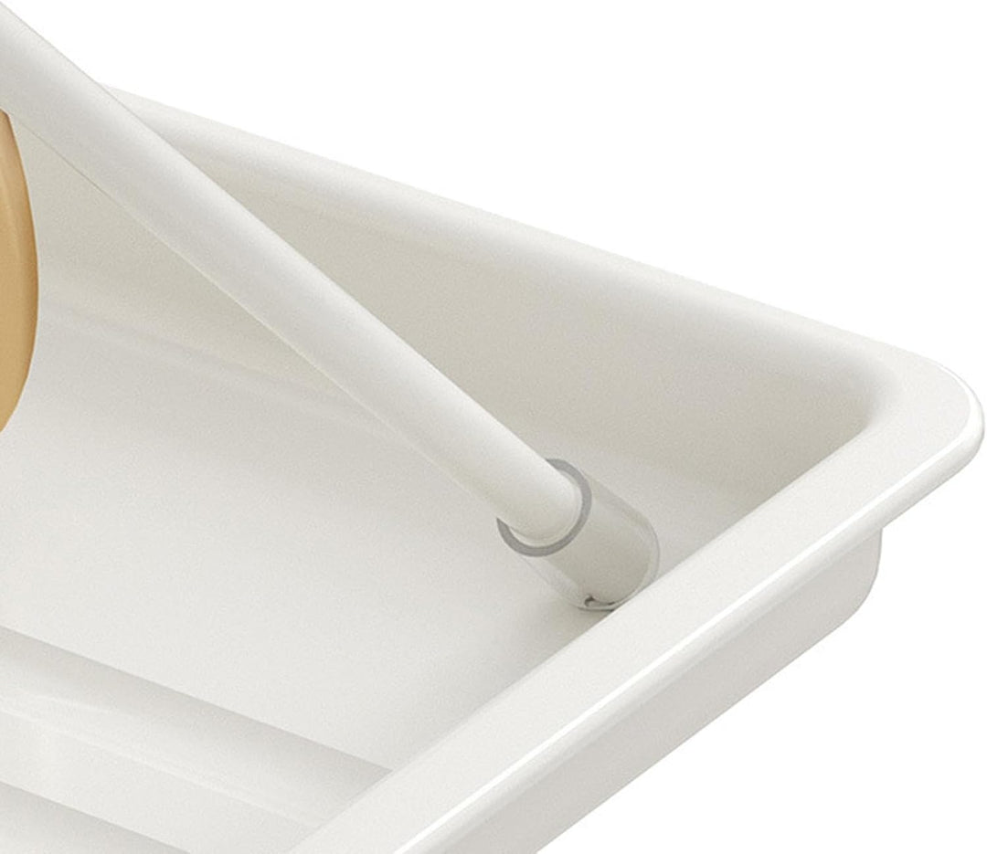 Skorter | Folding Dish Drying Rack – 2-Tier Countertop Drainer with Detachable Tray – Kelvra