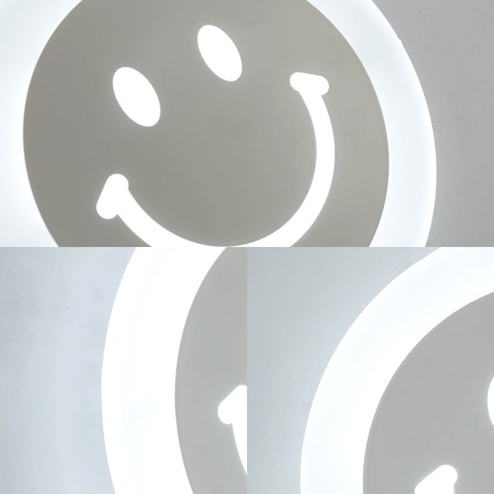 Skørter | Smiley Face LED Wall lamp Ultra-thin Acrylic layered LED wall lighting in Warm/White light