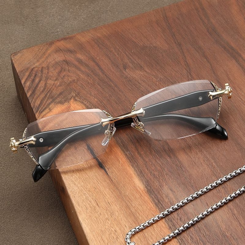 Lisslune | Anti-Blue Light Presbyopia Glasses Hd Rimless Glasses