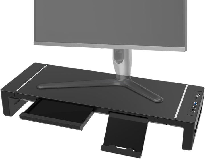 Lisslune | Height Adjustable Monitor Stand with Drawer – Stravon