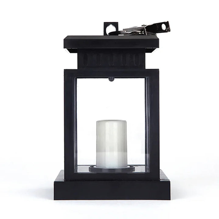 Lisslune | Solar Lantern with LED Candle – Hanging Lamp for Garden & Terrace, Decorative Light for Outdoor