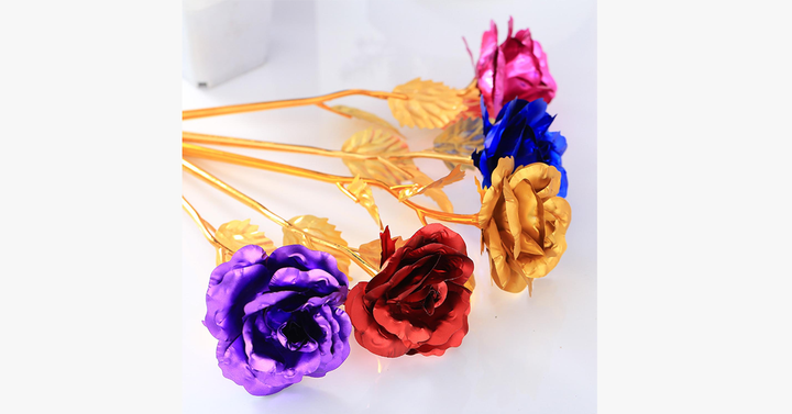 Lisslune | 24K Always Gold Plated Rose - Various Colors