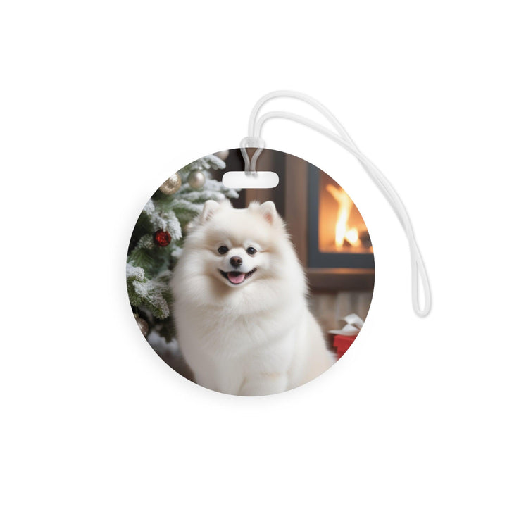 Lisslune | Festive Puppy Travel Tag for Vacation Adventurers