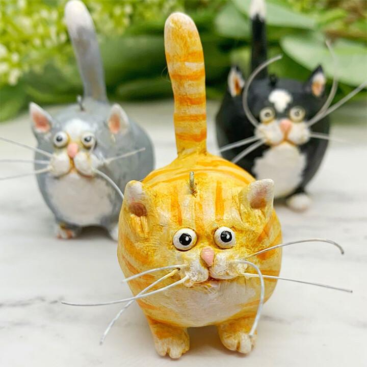 Lisslune | Handmade, Unique Cat Christmas Ornament