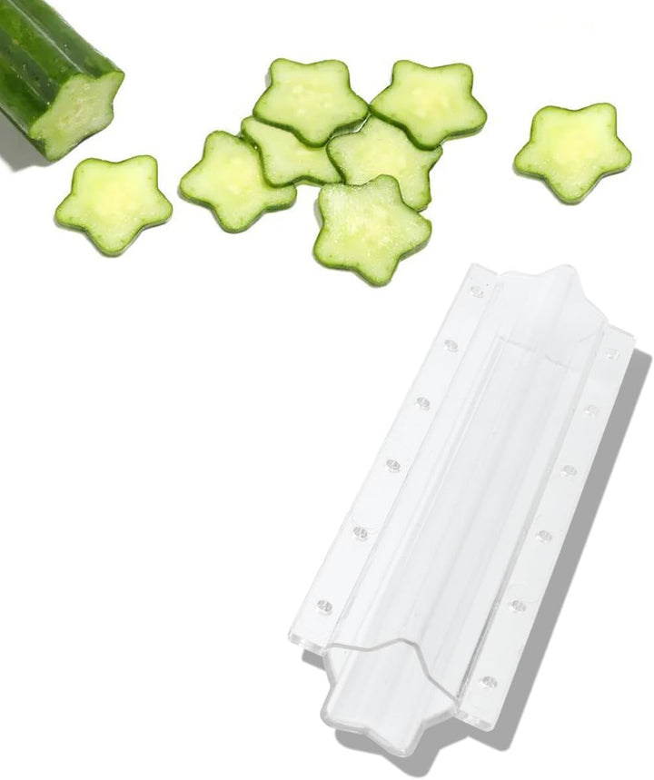 Lisslune | Star shape vegetable mold for cucumbers – Creative mold rail for fruits and vegetables