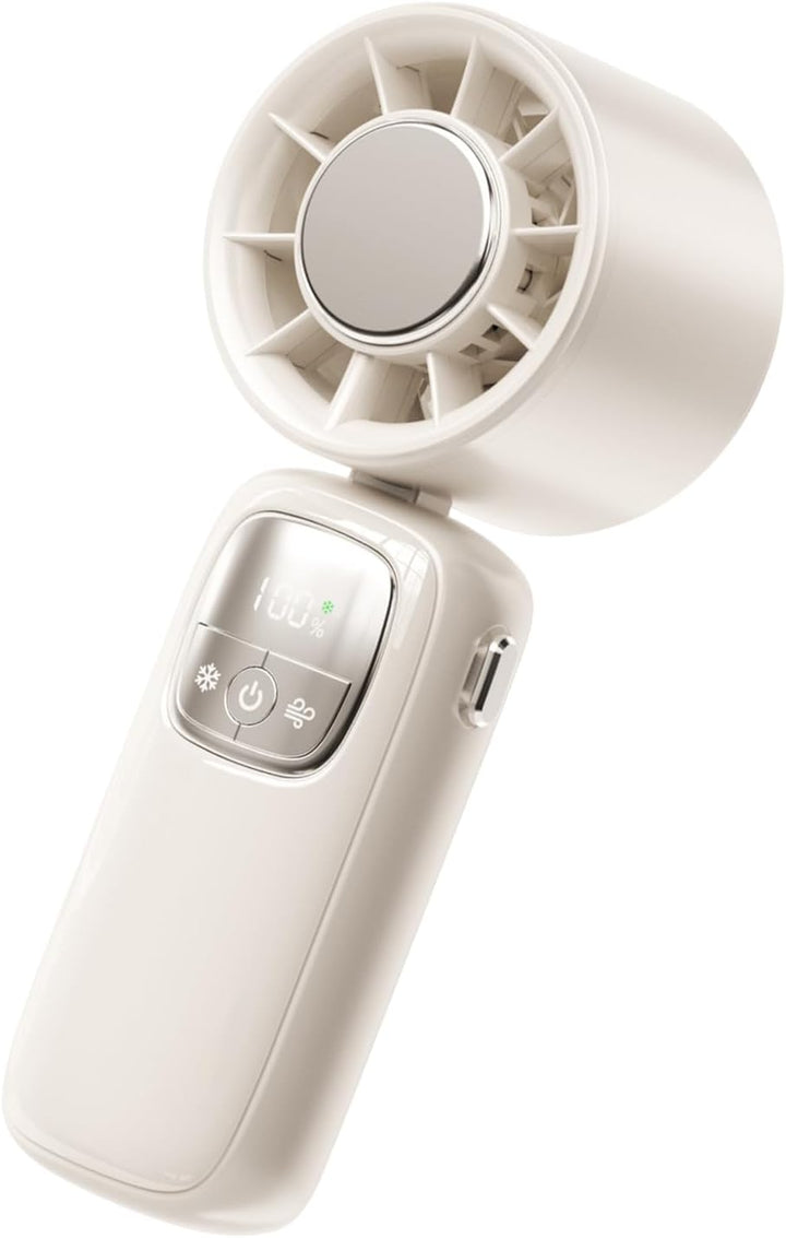 Lisslune | Portable Foldable Handheld Fan with LED Display 100 Speeds