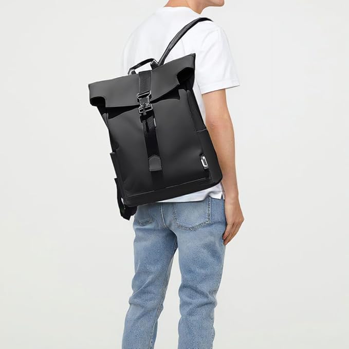 Lisslune | BergTrek Waterproof Ergonomic Backpack – Lightweight Travel Rucksack with USB Charging & Large Laptop Storage