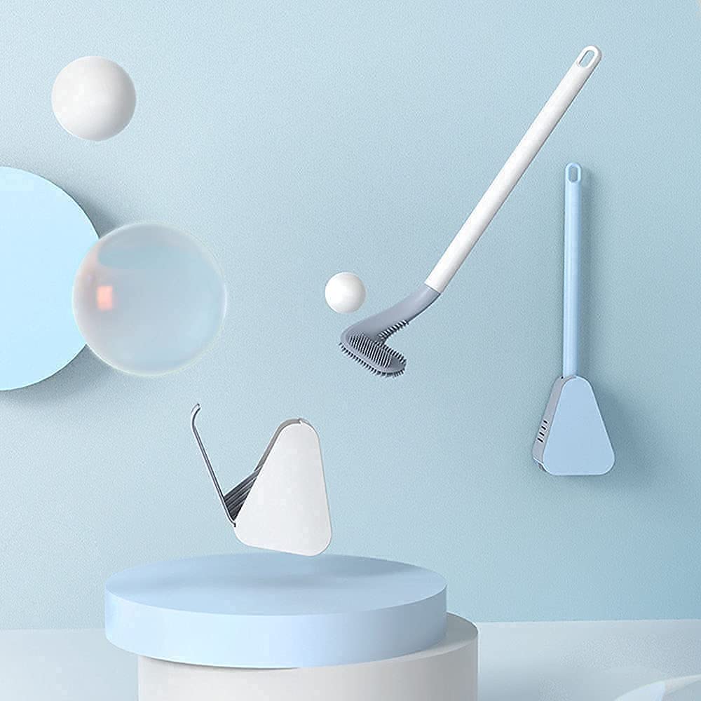 Lisslune | Longer Grip Flexible Silicone Golf Toilet Brush