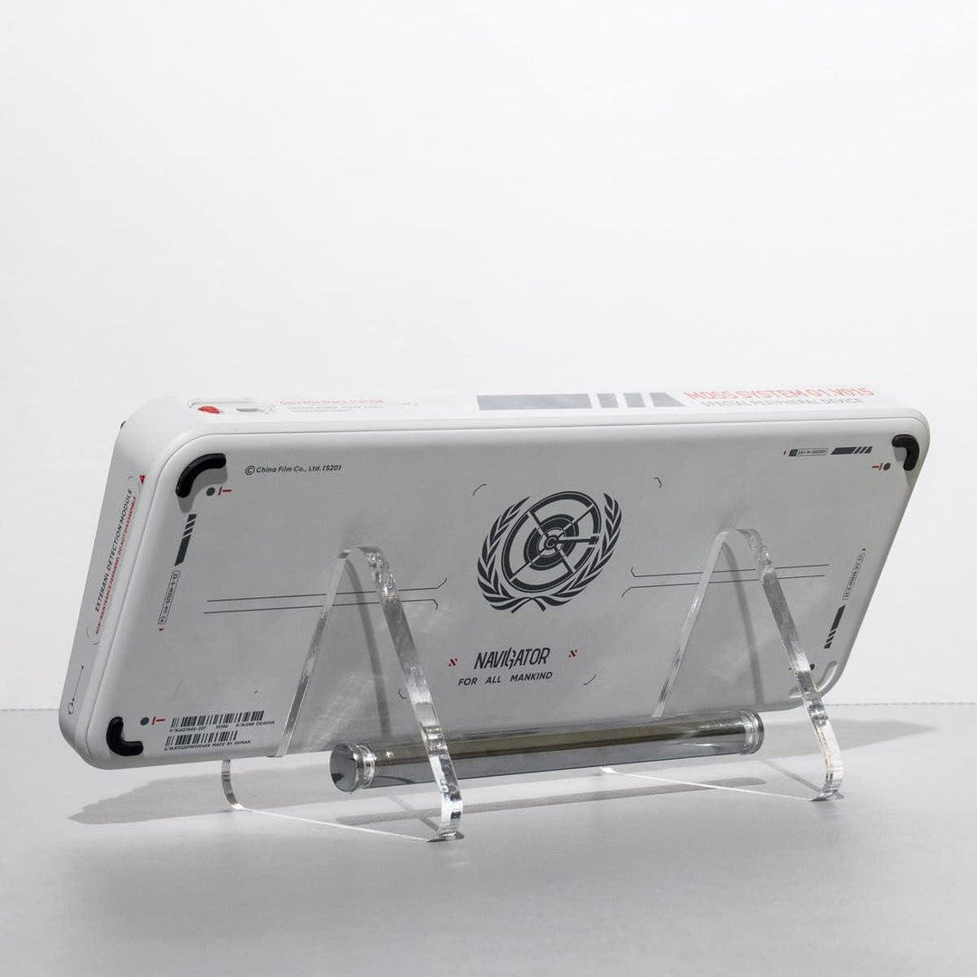 Lisslune | Striped 3-Tier Clear Acrylic Keyboard Display Holder