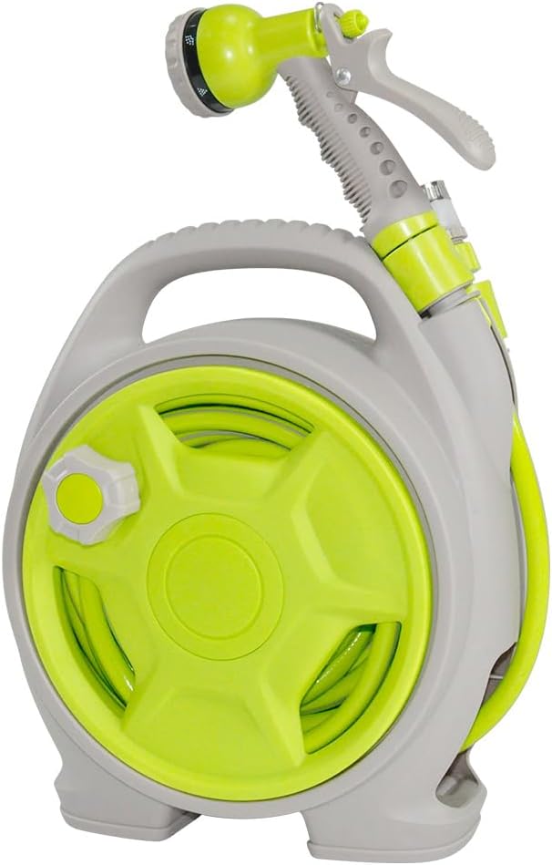 Lisslune | Compact Garden Hose Reel Set with 15m Pipe – Corvina