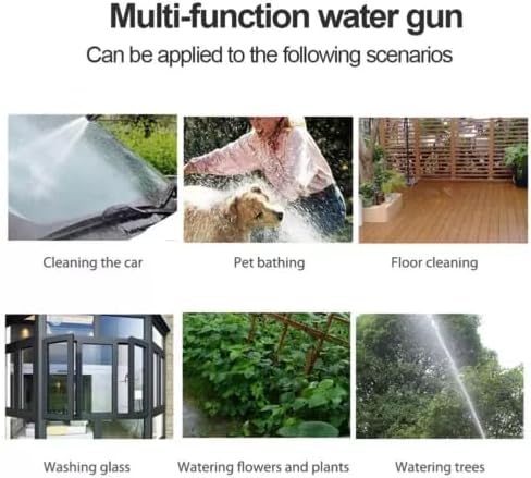 Lisslune | AquaBlitz High-Pressure Spray Gun – Universal Hose Attachment for Powerful Cleaning