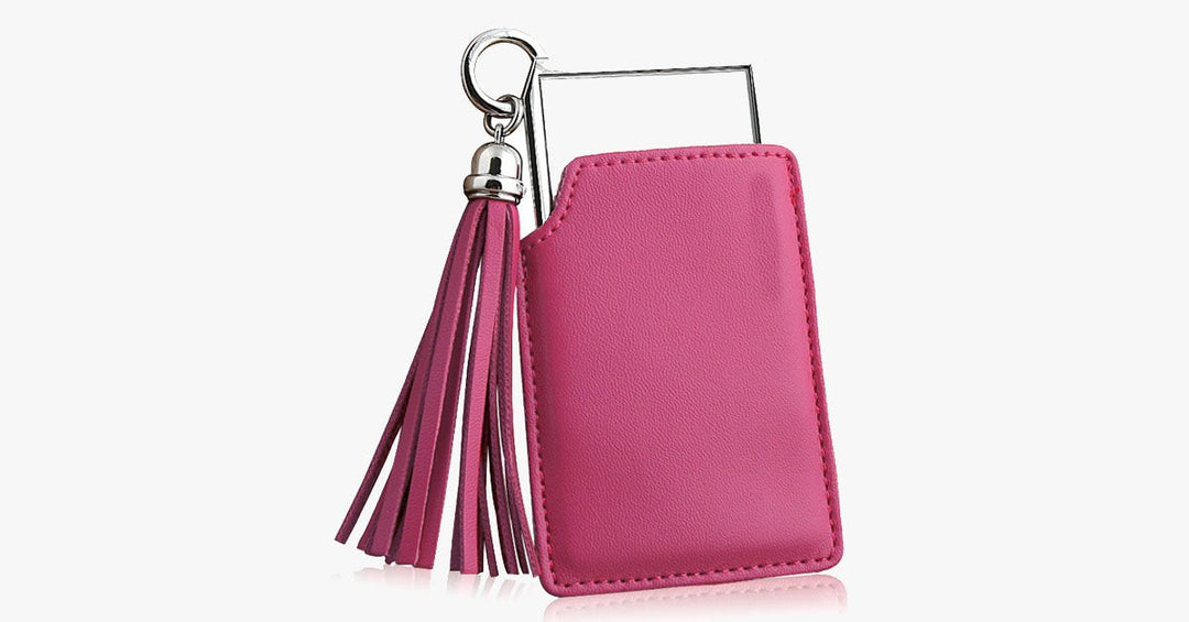 Lisslune | Portable Pink Pocket Mirror