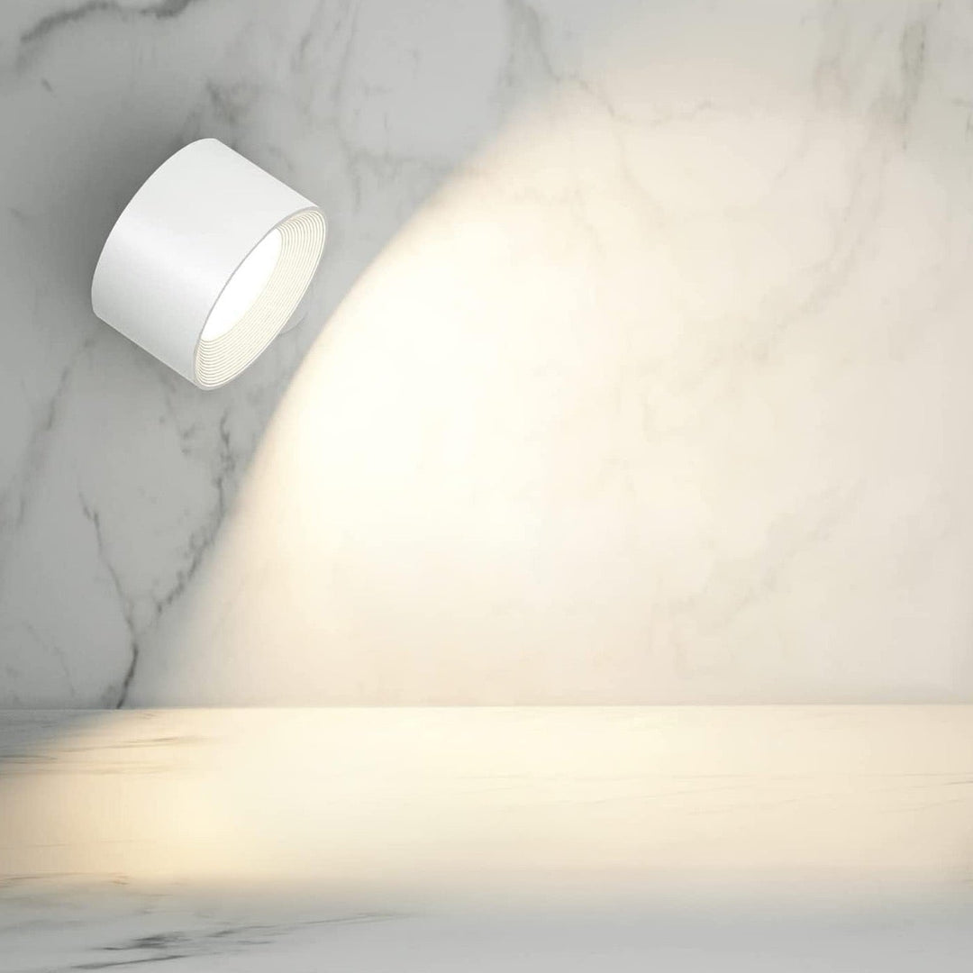 Lisslune | Spotlight Wireless Wall Lamp - 360° Rotation, Dimmable, Rechargeable Wall Light